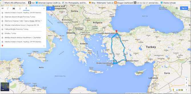 Southern Turkey Route