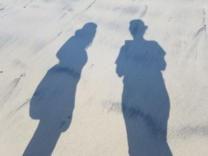 alternate fact, Maine USA shadow and me