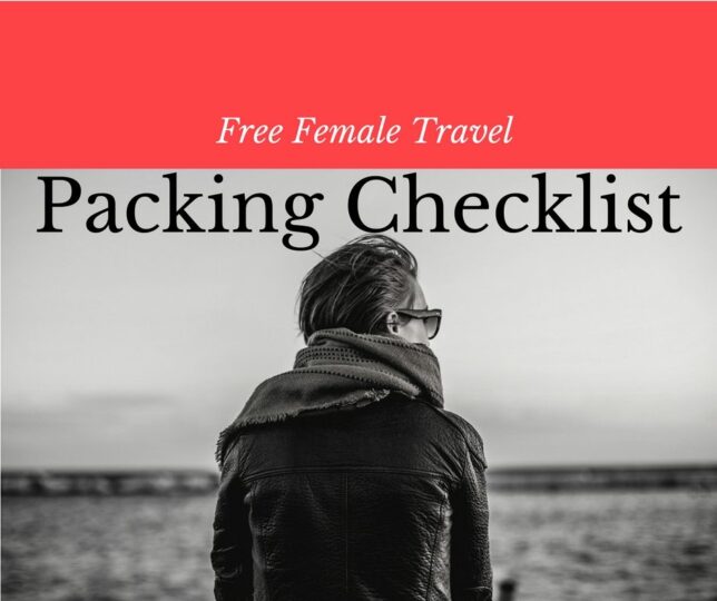 female travelers packing checklist