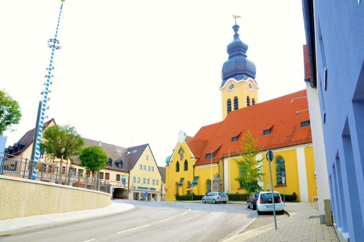 wolnzach, germany= the church 