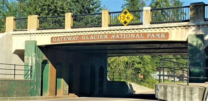 Glacier National Park Itinerary - West, East and North East Glacier - entrance to Glacier