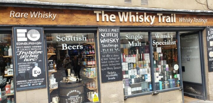 whiskey tour is in Scotland. Edinburgh, sample the product