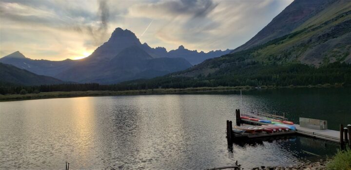 Glacier National Park Itinerary - West, East and North East Glacier glacier lake golden hour