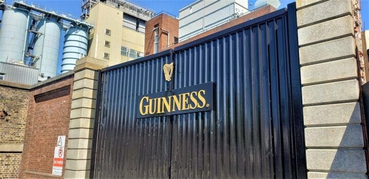 What Do Jameson Whiskey, Guinness Beer and Woodinville Whiskey Have in Common? guinness beer Entrance to the brewery
