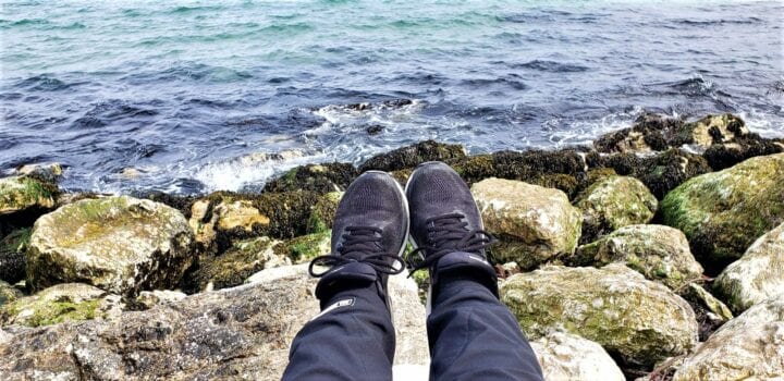 Visit Belfast and See The Giant Causeway- my feet got this close the the Norht Atlantic