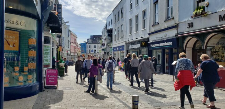 Visit Galway Ireland streets, shops and people watching