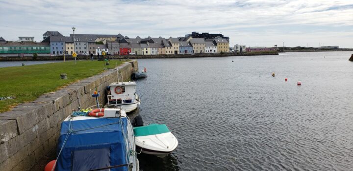 Visit Galway Ireland port heading out to sea and the Atlanctic