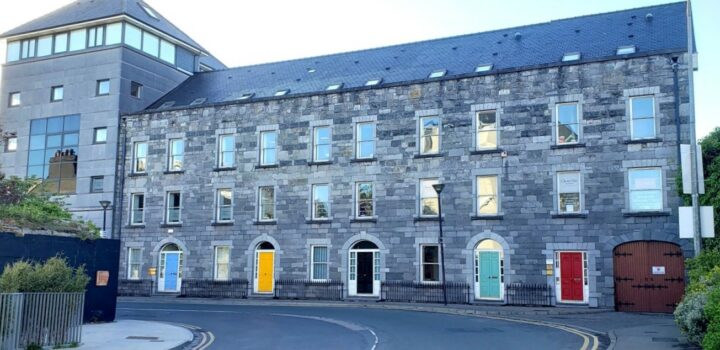 Visit Galway Ireland olored doors