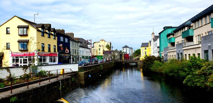 Visit Galway Ireland the dike controls the township