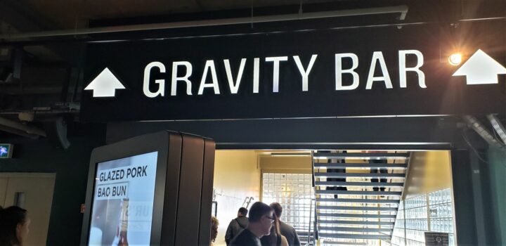 Fabulous Guinness Beer Tour, a Taste of Ireland top floor is the Gravity Bar