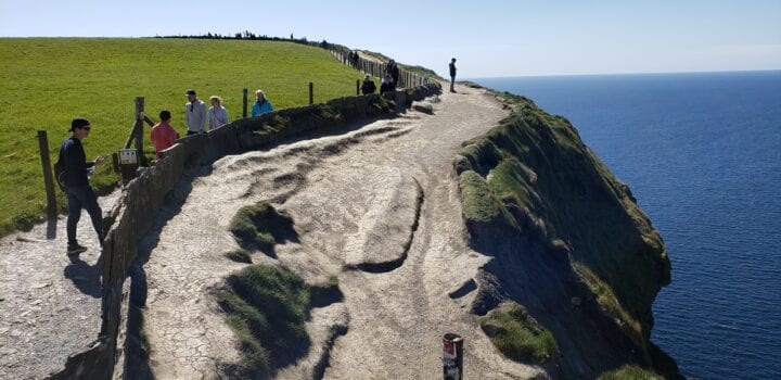 Spring Itinerary London, Wales, and Scotland walking the cliffs of Moher