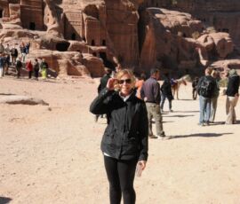 Kate in Petra