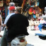 people , Street, Rhodes, Greece,