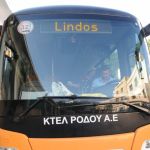 bus, Lindos bus, Lindos, Greece,