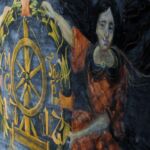 Black Church tempra painting