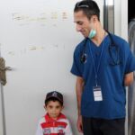 volunteer, children, people, UN Medical Mission, Syrian Refugee