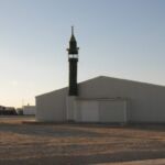 mosque, Amman Jordan to UN refugee camp