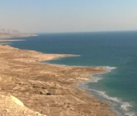 Beach, Dead Sea, Israel,