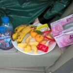 food inside car